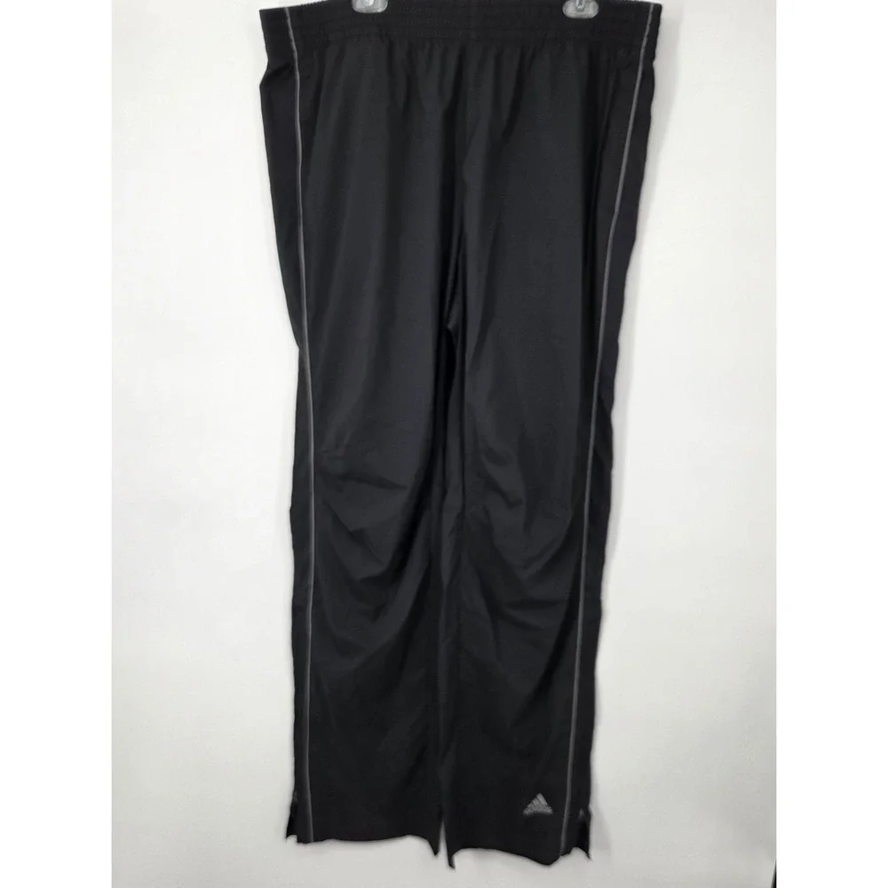 Adidas Pants‎ Men's XL Track ClimaProof Ankle Zip Athletic Black Golf Outdoor